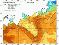 関東・東海海況速報/広域(2013/05/09)