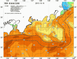 関東・東海海況速報/広域(2013/06/06)
