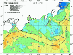 関東・東海海況速報/広域(2013/06/11)