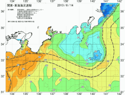 関東・東海海況速報/広域(2013/06/14)