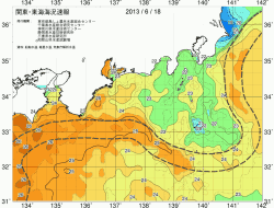 関東・東海海況速報/広域(2013/06/18)