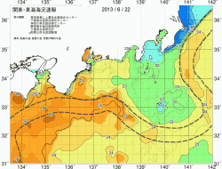 関東・東海海況速報/広域(2013/06/22)