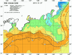 関東・東海海況速報/広域(2013/06/27)