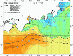 関東・東海海況速報/広域(2013/07/12)
