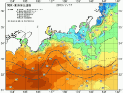 関東・東海海況速報/広域(2013/07/17)