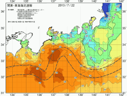 関東・東海海況速報/広域(2013/07/22)