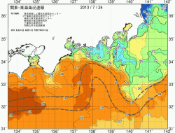 関東・東海海況速報/広域(2013/07/24)