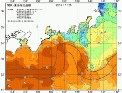関東・東海海況速報/広域(2013/07/25)