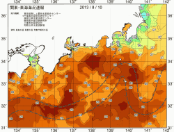 関東・東海海況速報/広域(2013/08/10)