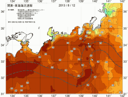 関東・東海海況速報/広域(2013/08/12)