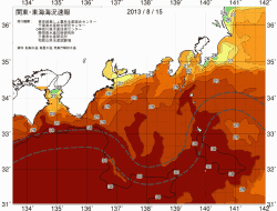 関東・東海海況速報/広域(2013/08/15)