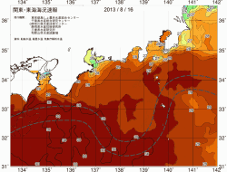 関東・東海海況速報/広域(2013/08/16)