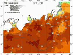 関東・東海海況速報/広域(2013/08/20)