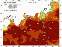 関東・東海海況速報/広域(2013/08/26)