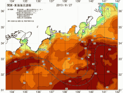 関東・東海海況速報/広域(2013/08/27)
