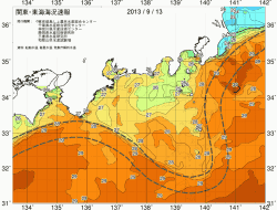 関東・東海海況速報/広域(2013/09/13)