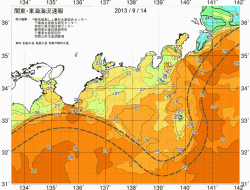 関東・東海海況速報/広域(2013/09/14)