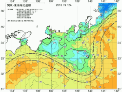 関東・東海海況速報/広域(2013/09/24)