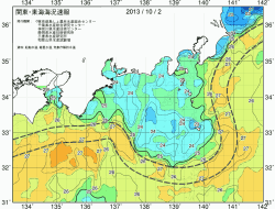 関東・東海海況速報/広域(2013/10/02)
