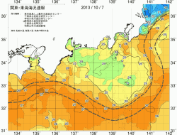 関東・東海海況速報/広域(2013/10/07)