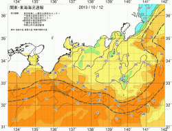 関東・東海海況速報/広域(2013/10/12)