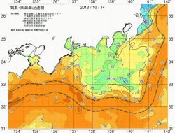 関東・東海海況速報/広域(2013/10/14)