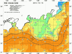 関東・東海海況速報/広域(2013/10/15)