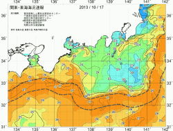 関東・東海海況速報/広域(2013/10/17)