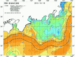 関東・東海海況速報/広域(2013/10/18)