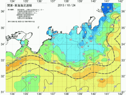関東・東海海況速報/広域(2013/10/24)