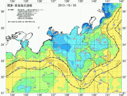 関東・東海海況速報/広域(2013/10/30)