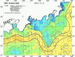 関東・東海海況速報/広域(2013/11/02)