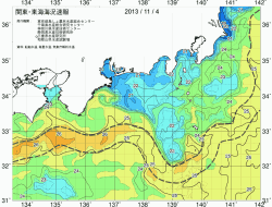 関東・東海海況速報/広域(2013/11/04)