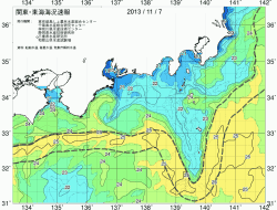 関東・東海海況速報/広域(2013/11/07)