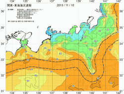 関東・東海海況速報/広域(2013/11/10)