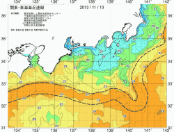関東・東海海況速報/広域(2013/11/13)