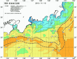 関東・東海海況速報/広域(2013/11/15)