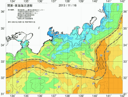関東・東海海況速報/広域(2013/11/16)