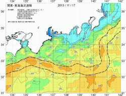 関東・東海海況速報/広域(2013/11/17)