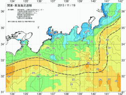 関東・東海海況速報/広域(2013/11/19)