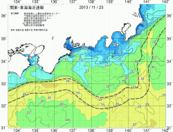 関東・東海海況速報/広域(2013/11/23)