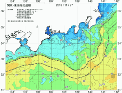 関東・東海海況速報/広域(2013/11/27)