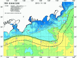 関東・東海海況速報/広域(2013/11/30)