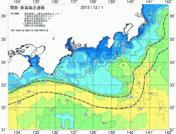 関東・東海海況速報/広域(2013/12/01)