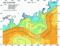 関東・東海海況速報/広域(2013/12/11)