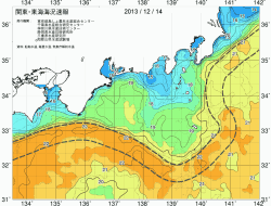関東・東海海況速報/広域(2013/12/14)