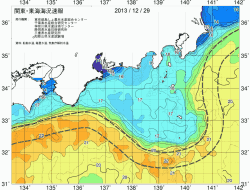 関東・東海海況速報/広域(2013/12/29)