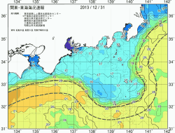 関東・東海海況速報/広域(2013/12/31)