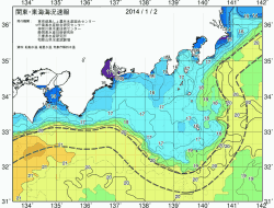関東・東海海況速報/広域(2014/01/02)