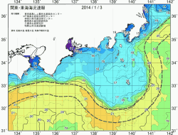関東・東海海況速報/広域(2014/01/03)